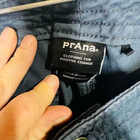 PrAna Teal Blue Green Pants Sz 4 - Picture 6 of 9